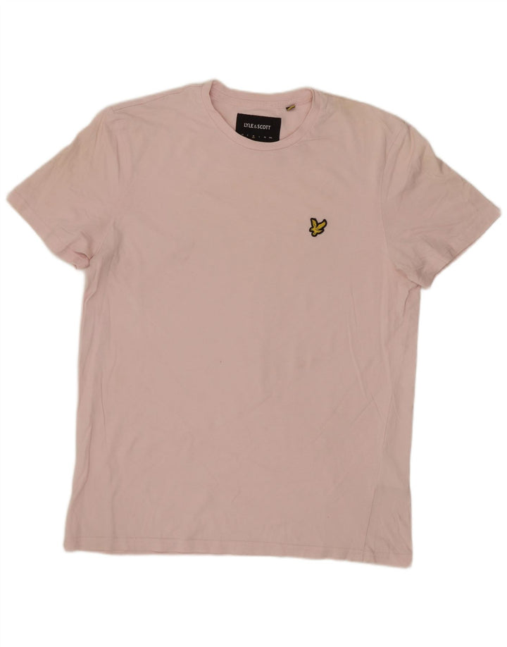 Ανδρικό T-Shirt LYLE & SCOTT Top Μεσαίο Ροζ Βαμβακερό