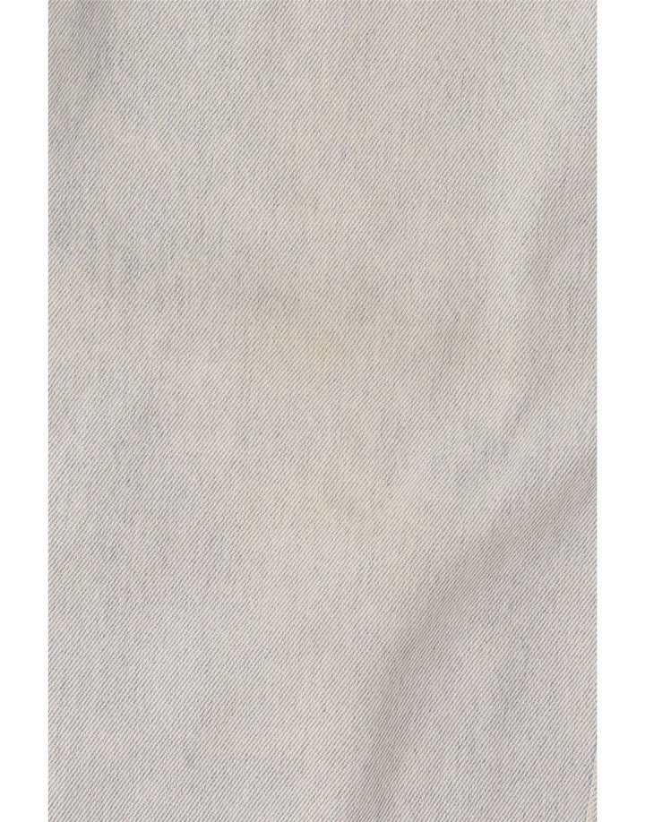 Vintage γυναικείο γραφικό κωνικό τζιν W32 L32 μπλε