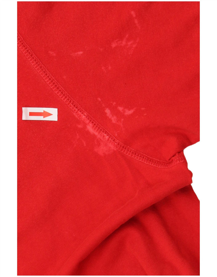 Ανδρικό T-Shirt Nike Top UK 47/48 2XL Κόκκινο βαμβακερό