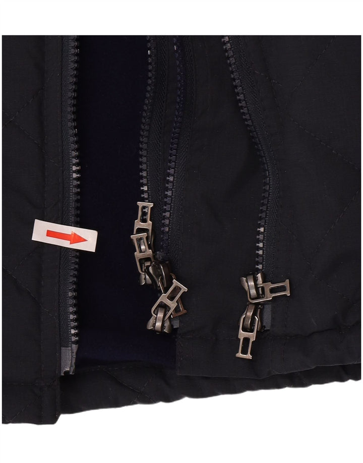 Superdry Ανδρικό μπουφάν με επένδυση UK 38 Medium Navy Blue Nylon