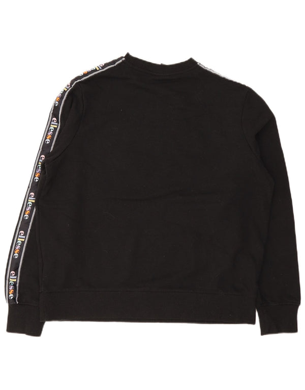Γυναικείο γραφικό υπερμεγέθη φούτερ Ellesse UK 10 Μικρό μαύρο βαμβακερό