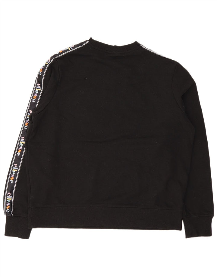 Γυναικείο γραφικό υπερμεγέθη φούτερ Ellesse UK 10 Μικρό μαύρο βαμβακερό