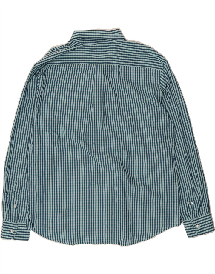 DOCKERS Mens Shirt XL Green Gingham Cotton Vintage Dockers and Second-Hand Dockers from Messina Hembry 