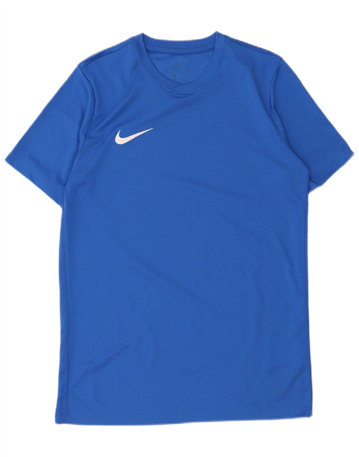Ανδρικό μπλουζάκι Nike Dri Fit Τοπ μεσαίου μπλε πολυεστέρα