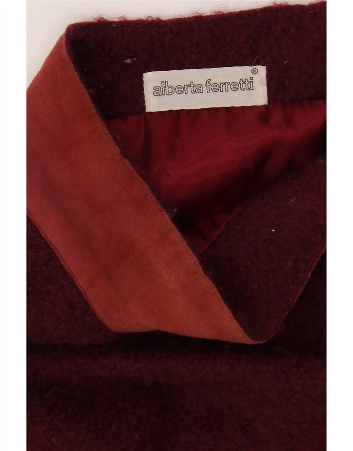 Alberta Ferretti Γυναικεία ίσια φούστα W30 Medium Burgundy