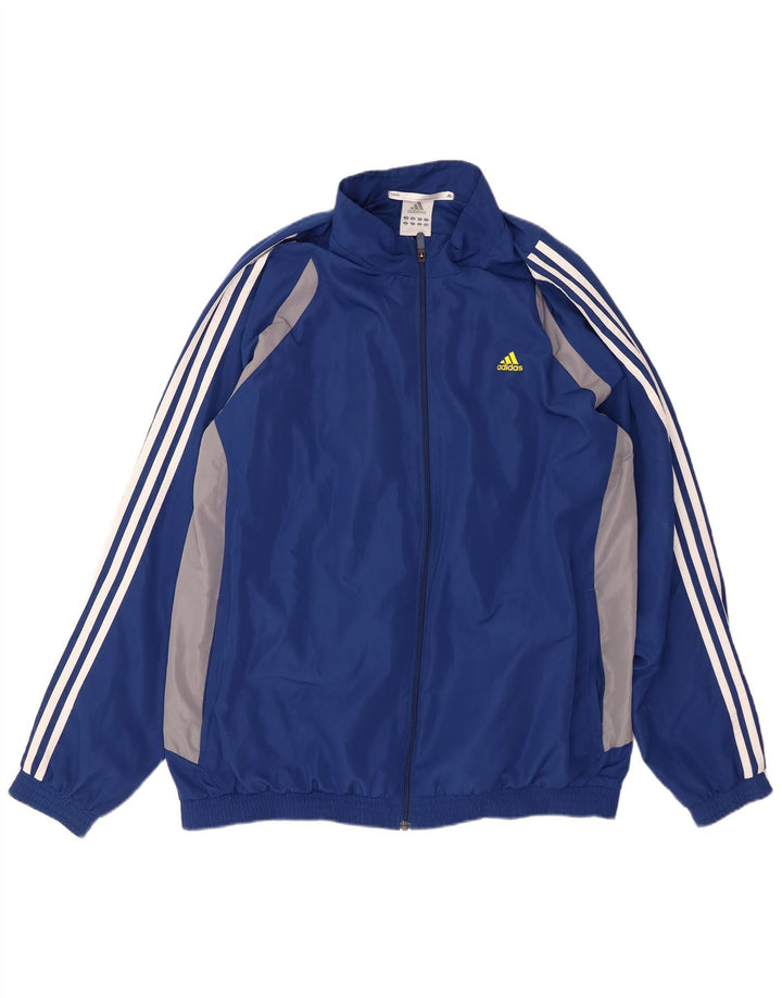 Ανδρική φόρμα ADIDAS Climalite Top Jacket UK 48/50 XL Blue Colourblock