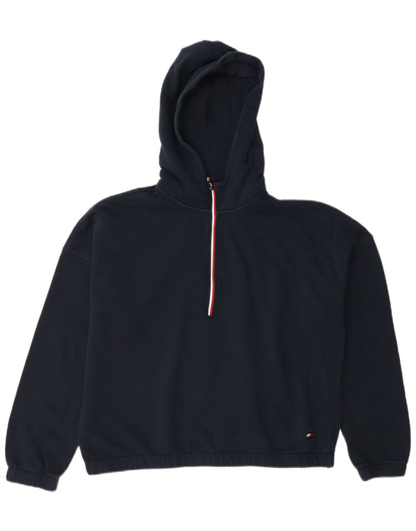 Tommy Hilfiger Γυναικεία κουκούλα με φερμουάρ με φερμουάρ UK 16 Large Navy Blue