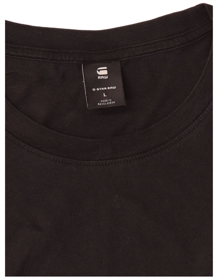 Ανδρικό T-Shirt G-Star Top Large Μαύρο