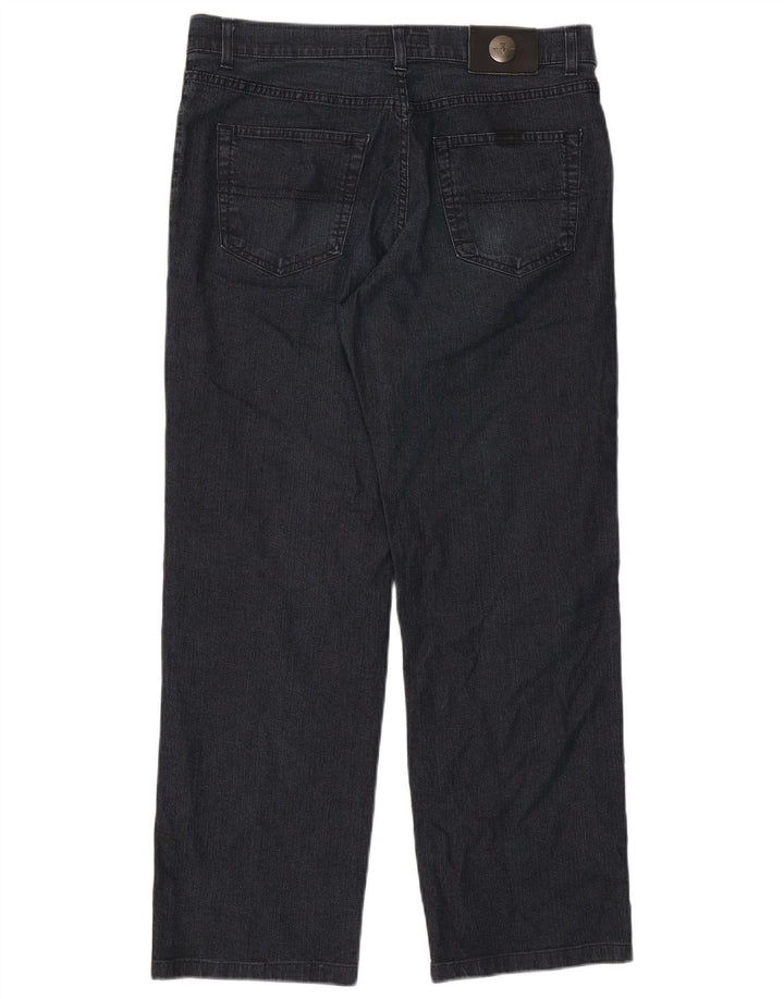 TRUSSARDI Mens Straight Jeans IT 50 Large W35 L29 Navy Blue Vintage Trussardi and Second-Hand Trussardi from Messina Hembry 