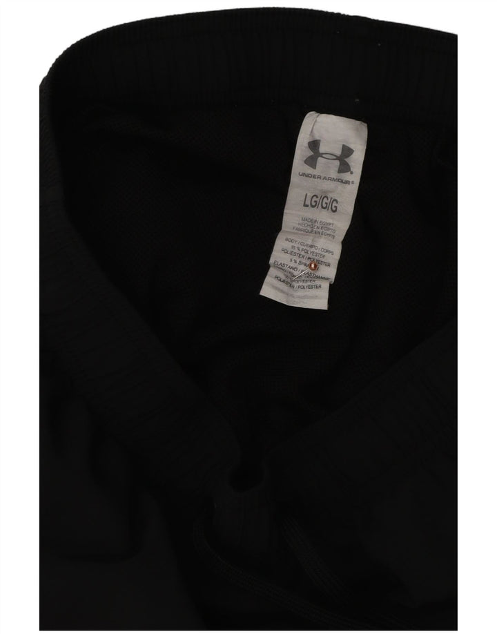 Ανδρικό αθλητικό σορτς Under Armour μεγάλο μαύρο πολυεστέρα