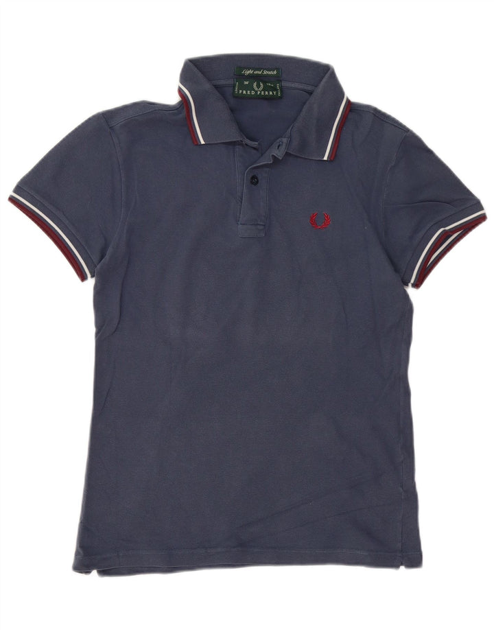 FRED PERRY Ανδρικό μπλουζάκι πόλο Μικρό Navy Blue βαμβακερό