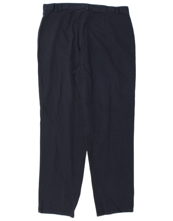 DOCKERS Γυναικείο ψηλόμεσο casual παντελόνι US 16 2XL W34 L30 Navy Blue