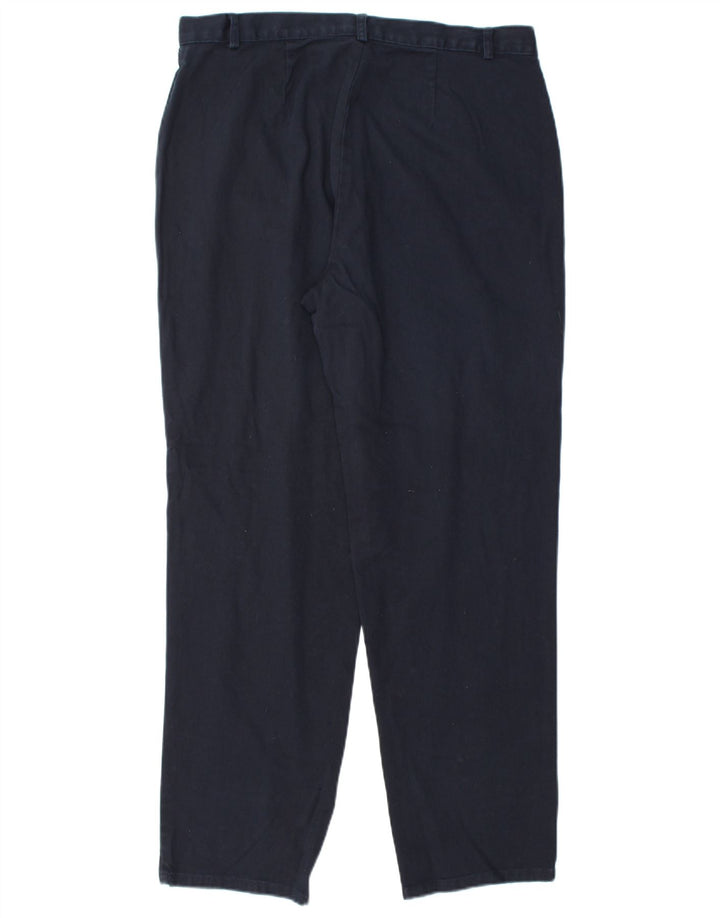 DOCKERS Γυναικείο ψηλόμεσο casual παντελόνι US 16 2XL W34 L30 Navy Blue