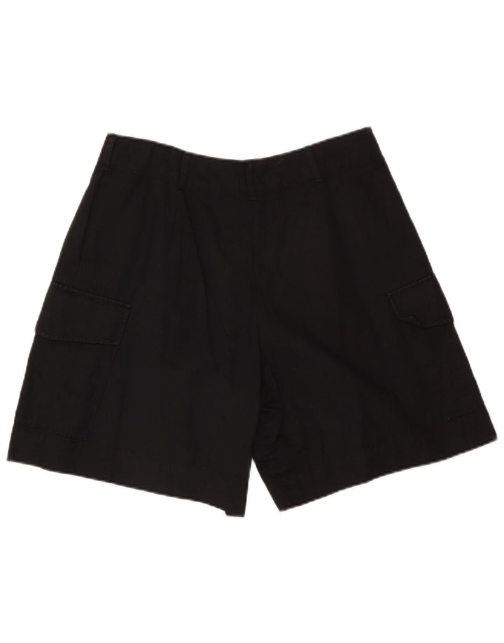 Massimo Dutti Γυναικείο Σορτς Cargo EU 42 μεγάλο W32 μαύρο βαμβακερό