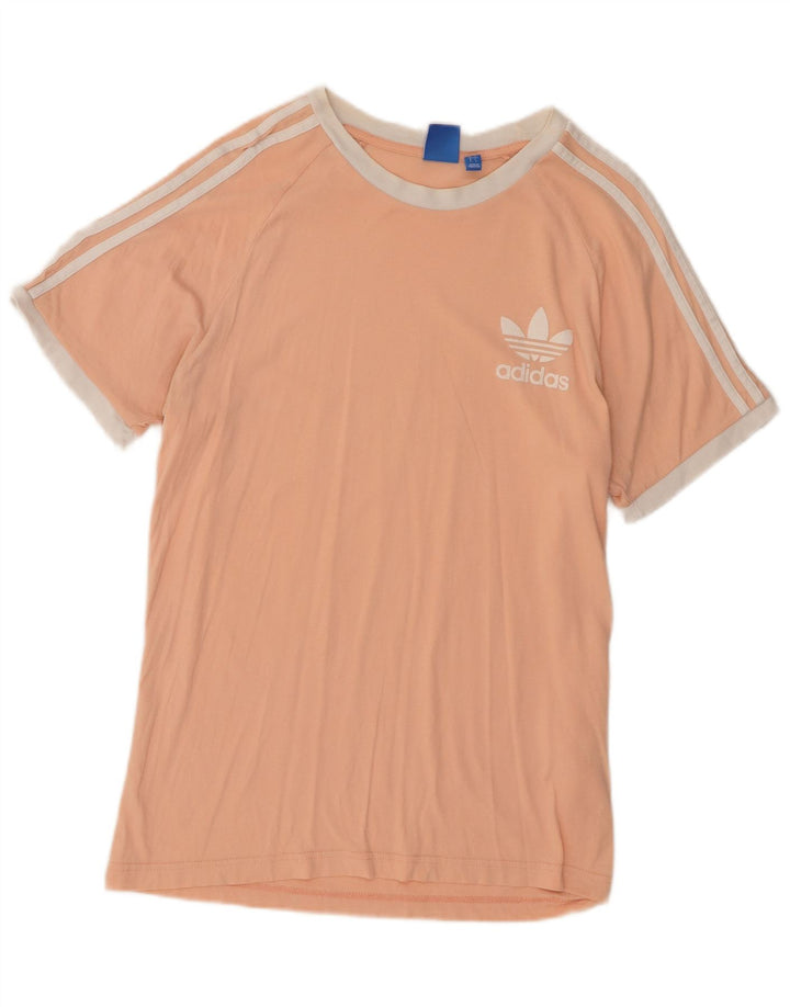 Ανδρικό T-Shirt Adidas Top μεγάλο ροζ βαμβακερό