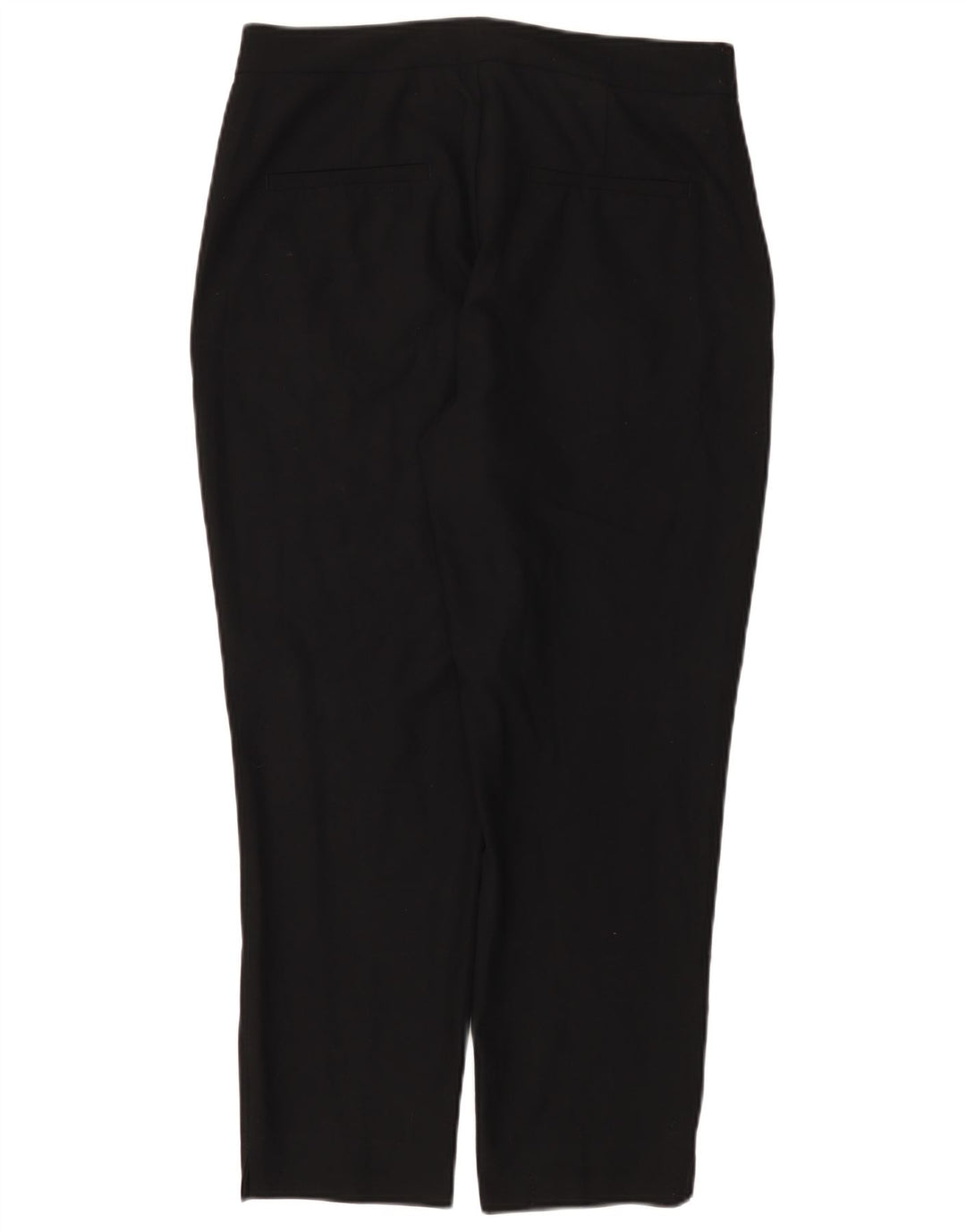 Zara Γυναικείο Slim Cropped Παντελόνι US 8 Medium W30 L25 Black Polyester