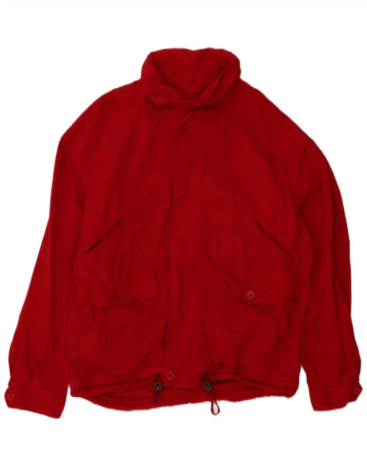 Vintage Ανδρικό κουκούλα Utility Jacket UK 42 XL Κόκκινο