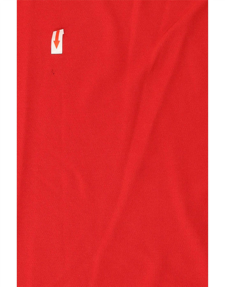 Ανδρικό πουκάμισο πόλο Puma, μεσαίο κόκκινο βαμβακερό