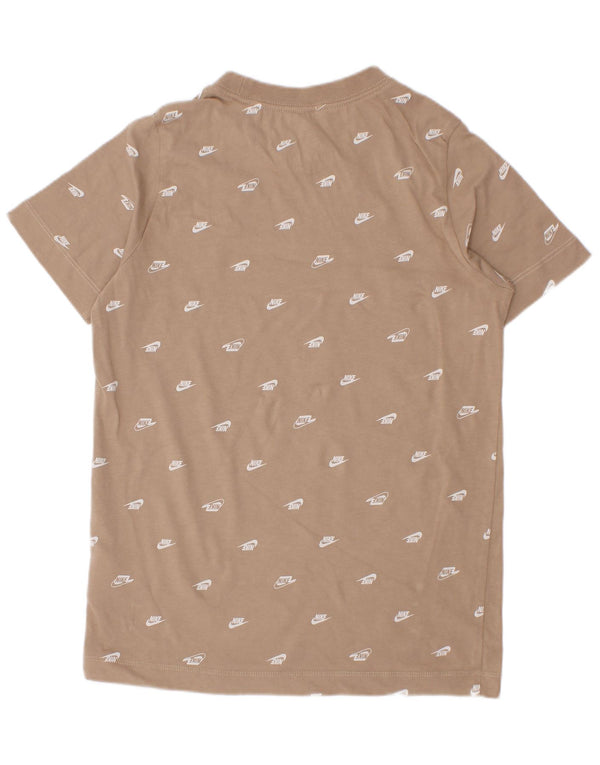 Μπλουζάκι Nike Boys Graphic T-shirt 8-9 ετών, μικρό μπεζ βαμβακερό