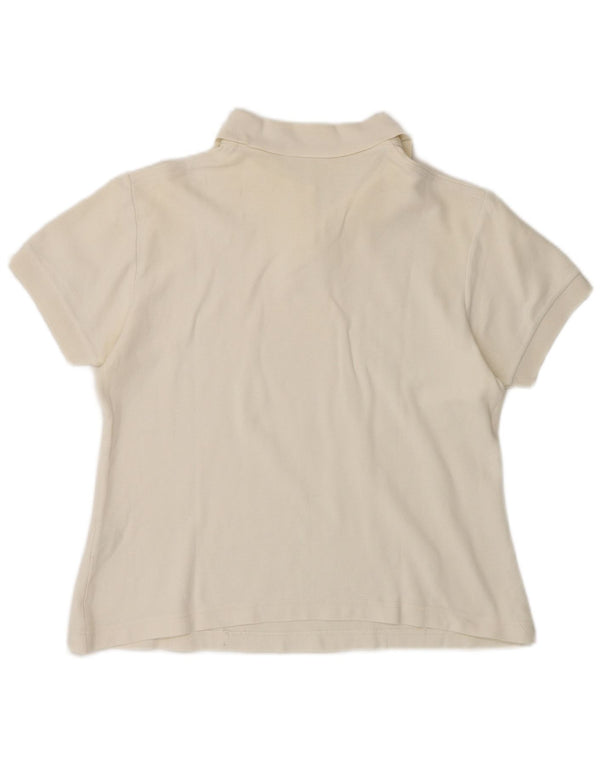 Fila Γυναικείο Πόλο Μπλουζάκι IT 46 Large Off White
