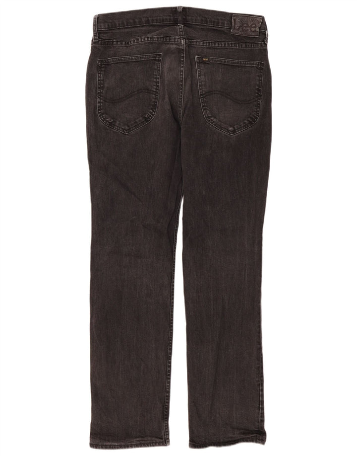 Lee Mens Blake Straight Jeans W33 L30 Γκρι βαμβακερό