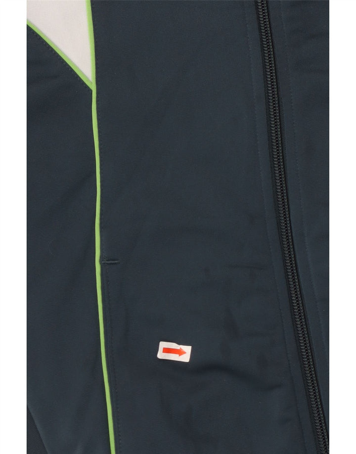 Γυναικεία αθλητική φόρμα PUMA Top Jacket UK 12 Medium Navy Blue Colourblock
