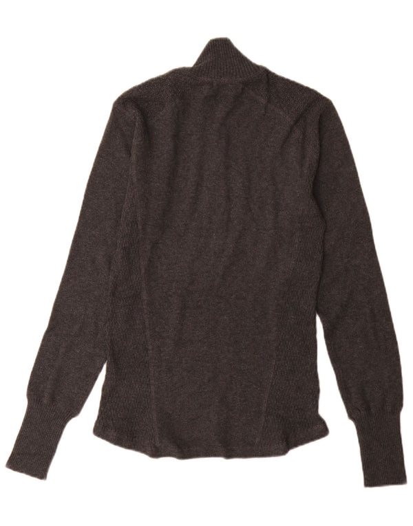 Ανδρικό πουλόβερ με φερμουάρ Eddie Bauer Μικρό γκρι βαμβακερό