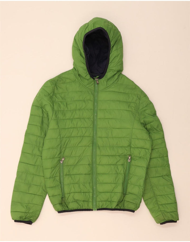 Champion Ανδρικό μπουφάν με κουκούλα UK 38 Medium Green Polyamide