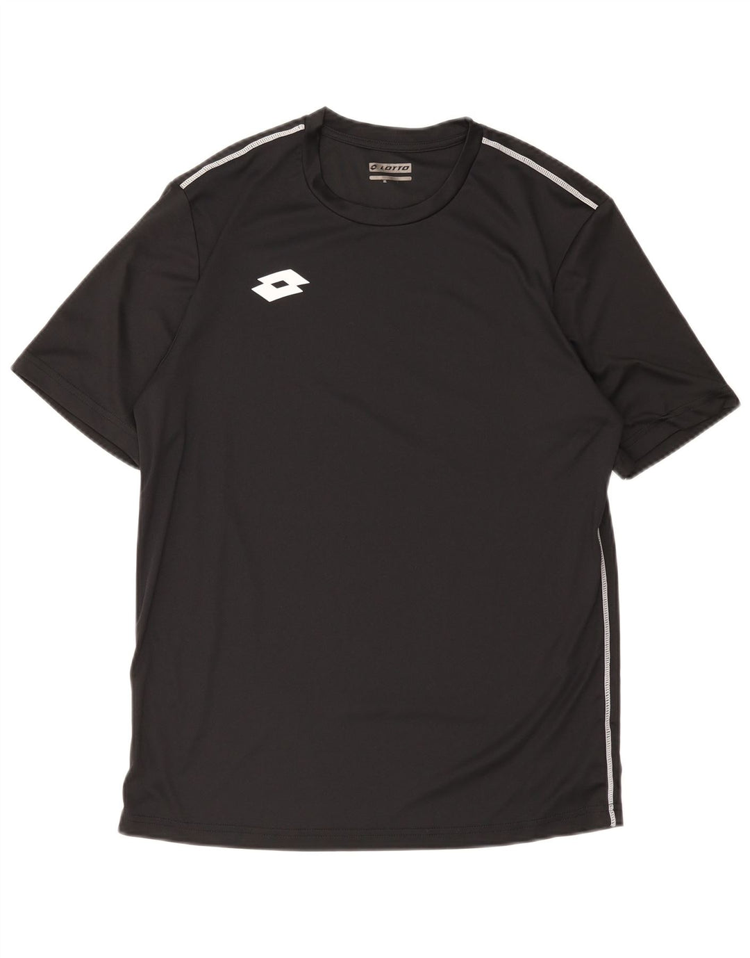Ανδρικό T-Shirt Lotto Top Large Μαύρο Πολυεστέρας