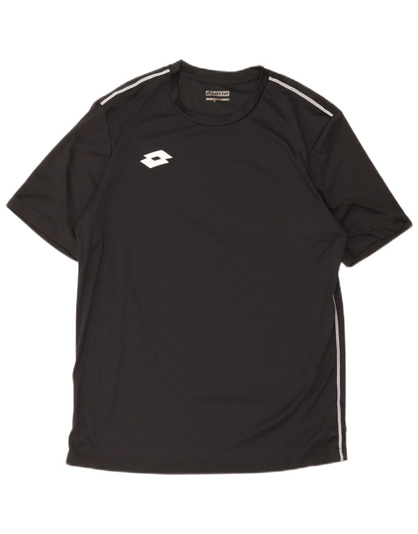 Ανδρικό T-Shirt Lotto Top Large Μαύρο Πολυεστέρας