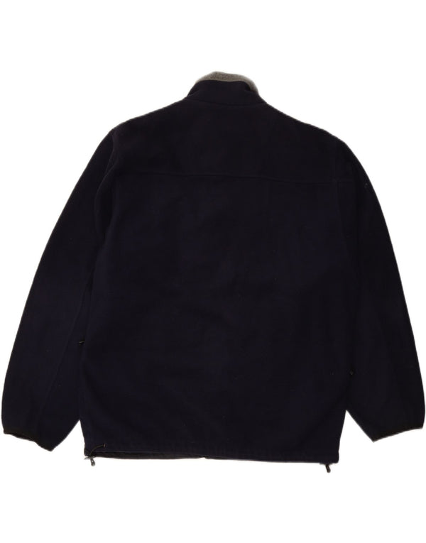 SCHOTT Ανδρικό Fleece Jacket UK 40 Large Navy Blue Polyester