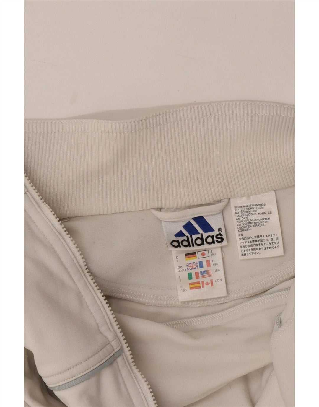 Ανδρική φόρμα ADIDAS Top Jacket UK 42/44 Large White Polyester
