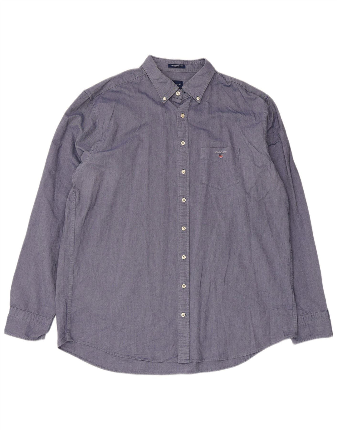 Ανδρικό πουκάμισο Gant Regular Fit Size 45/46 18 2XL Blue Cotton