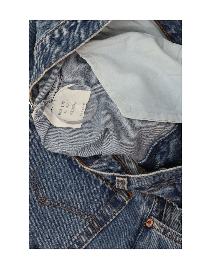 LEVI'S Womens High Waist Jeans W29 L30 Blue Cotton Vintage Levi's and Second-Hand Levi's from Messina Hembry 