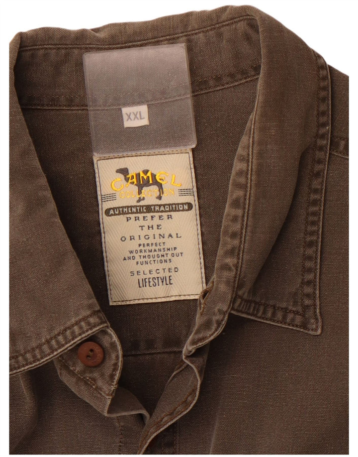 Ανδρικό πουκάμισο CAMEL ACTIVE 2XL Καφέ