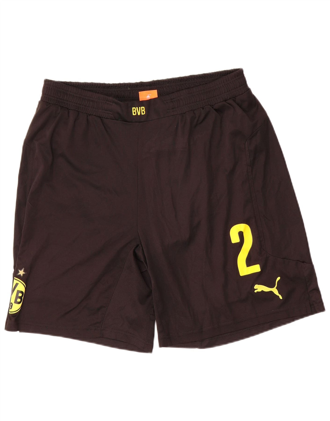 Puma Ανδρικό BVB Dortmund γραφικό αθλητικό σορτς μεγάλο μαύρο πολυεστέρα