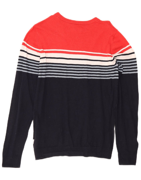 Jack & Jones Boys Crew Neck Jumper πουλόβερ 13-14 ετών Navy Blue ριγέ