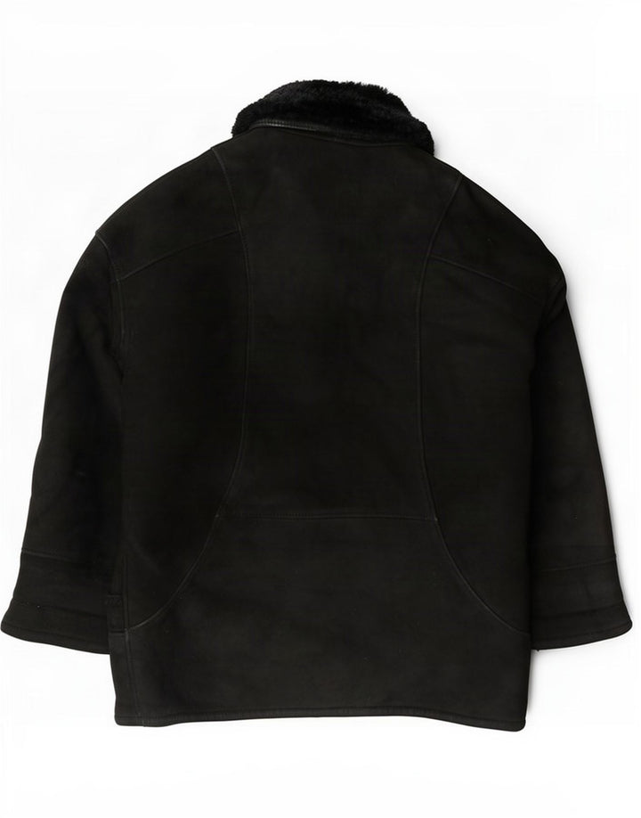 Vintage Γυναικείο Shearling Jacket IT 50 2XL Black