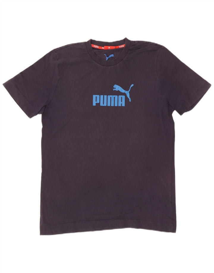 Ανδρικό γραφικό T-Shirt PUMA Top Large Navy Blue