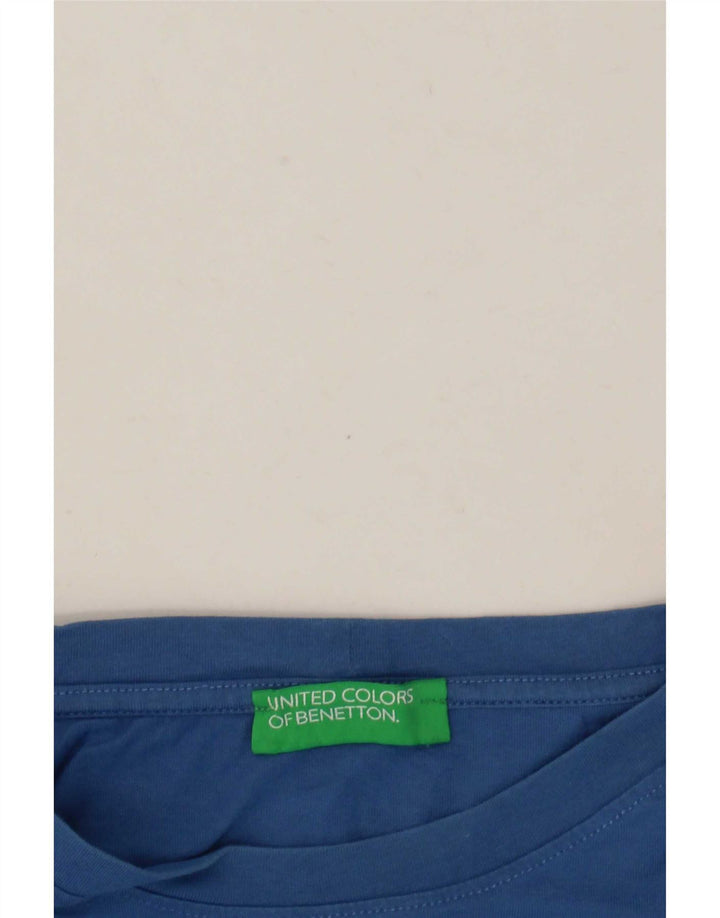 Benetton Γυναικείο T-Shirt Top UK 16 Large Blue