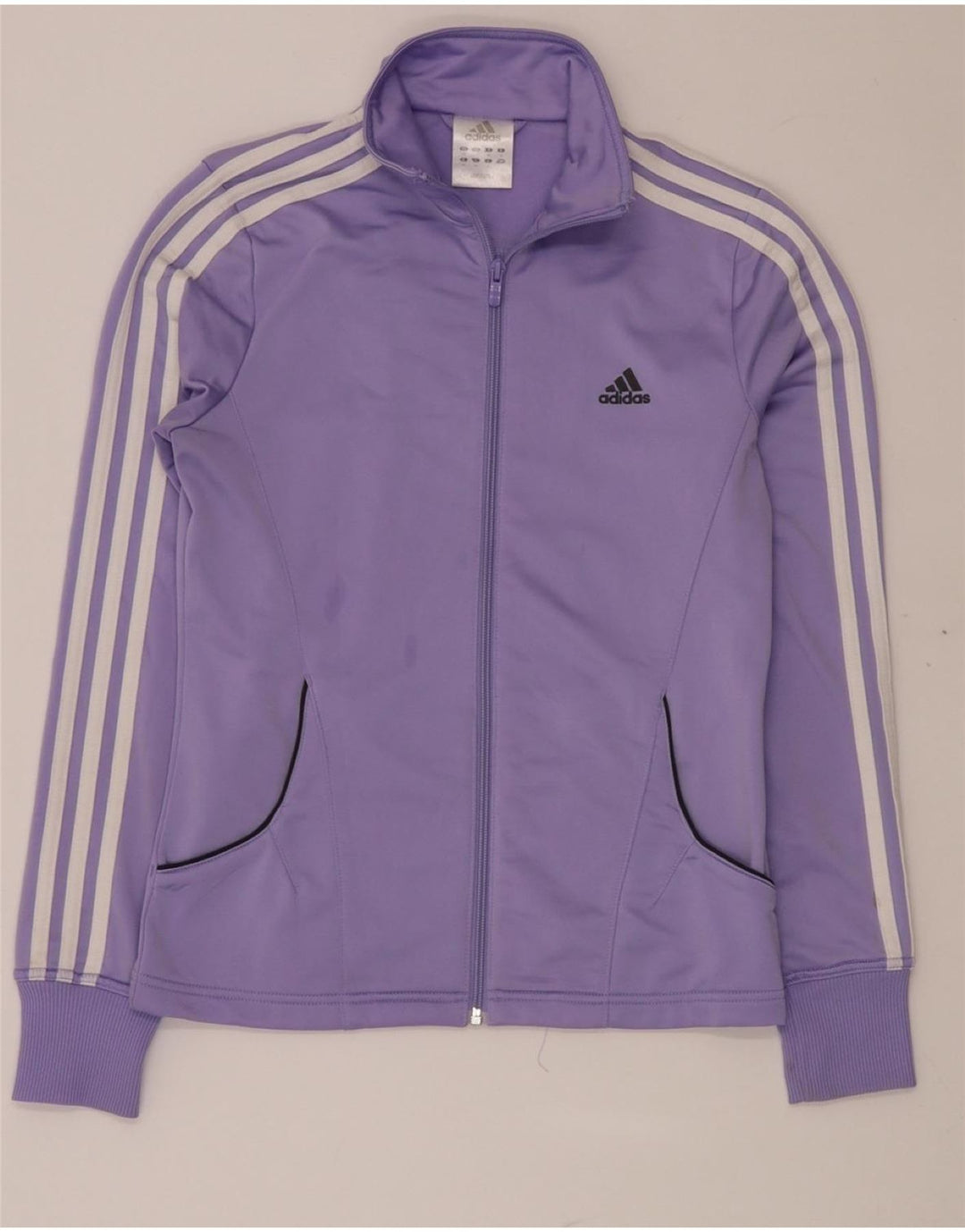 Γυναικεία αθλητική φόρμα ADIDAS Top Jacket UK 12 Medium Purple Polyester