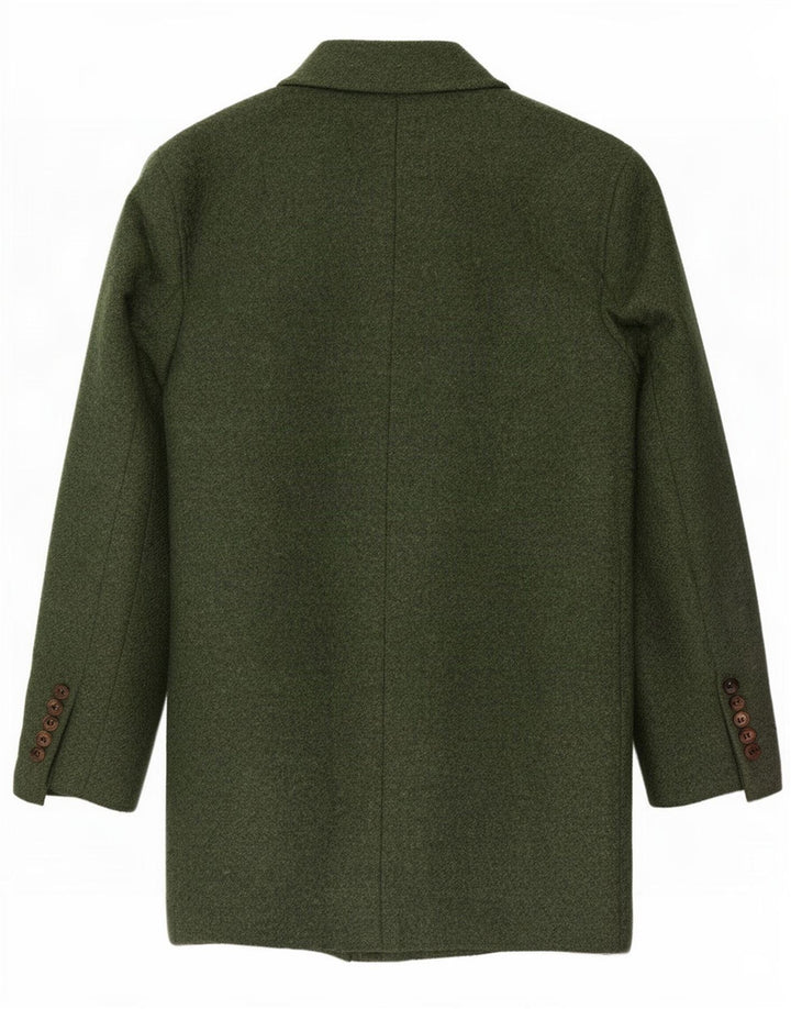 Vintage Ανδρικό Πανωφόρι IT 44 XS Green Wool