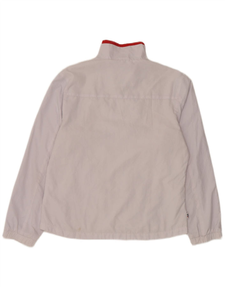 Ανδρική φόρμα Fila Top Jacket μεγάλο λευκό πολυεστέρα