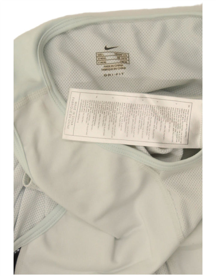 Γυναικείο γιλέκο Nike Crop τοπ UK 14/16 Μεγάλο μπλε πολυεστέρας