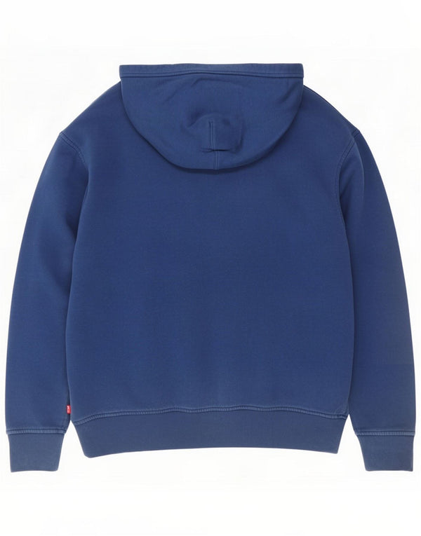 Levi's Mens Relaxed Fit Hoodie Jumper Medium Navy Blue Cotton