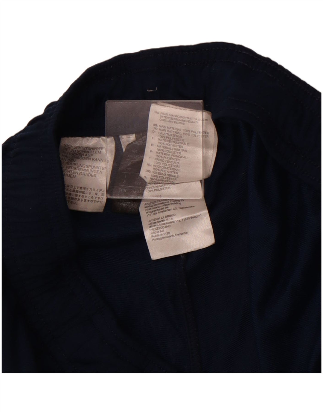 Ανδρική φόρμα ADIDAS Παντελόνι UK 44/46 Large Navy Blue Polyester