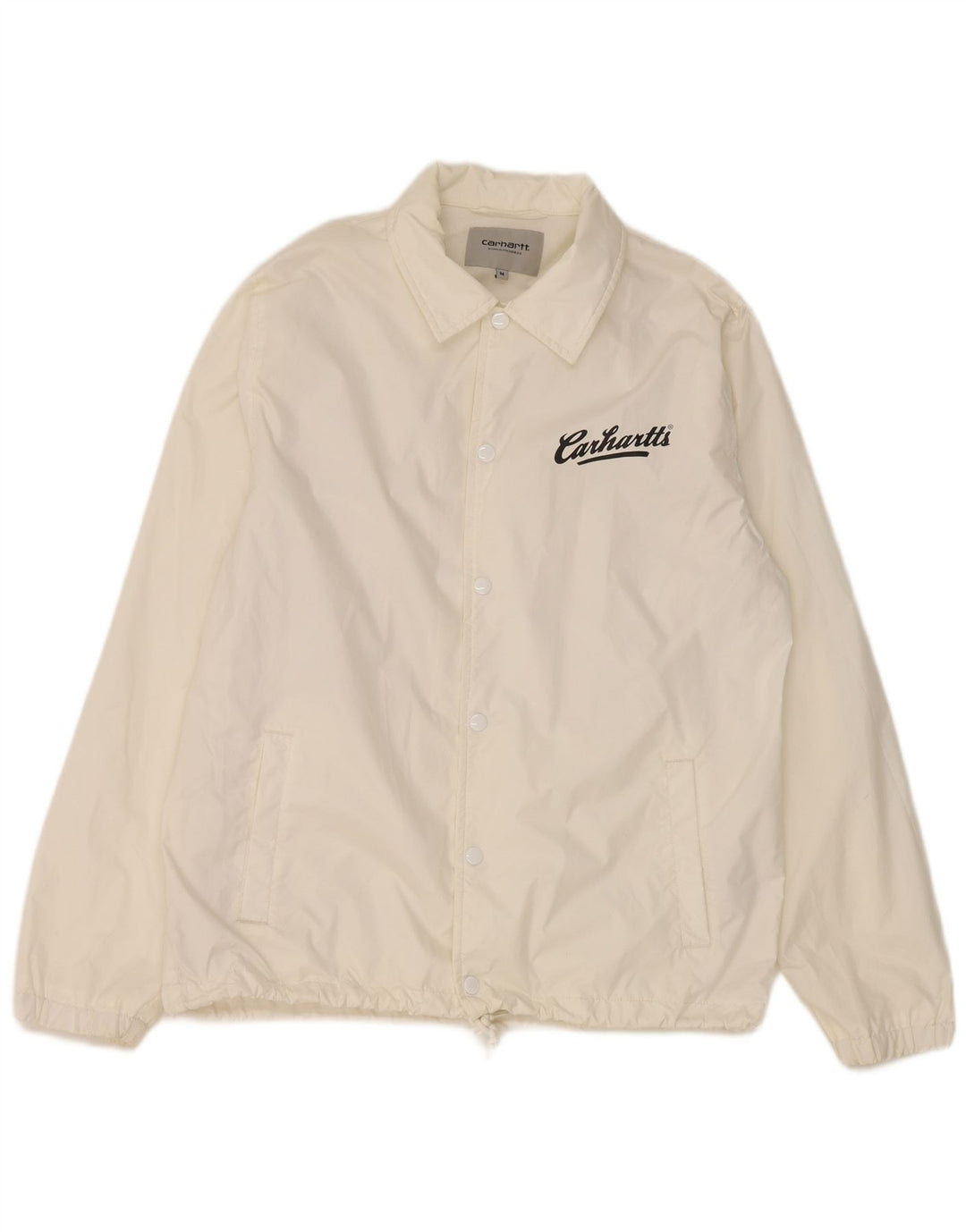 Carhartt Ανδρικό γραφικό μπουφάν βροχής UK 38 Medium White Nylon