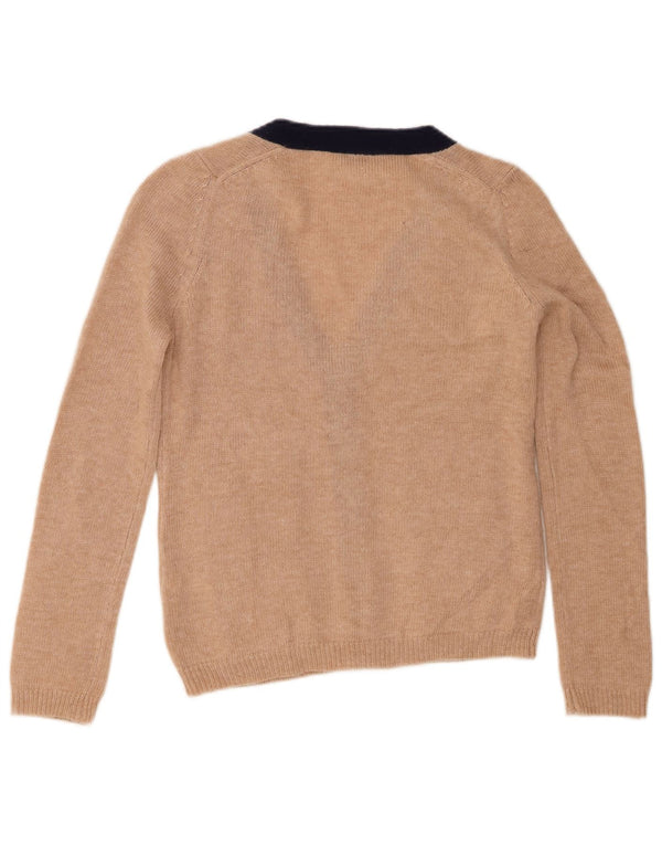Topshop Γυναικεία Ζακέτα πουλόβερ UK 8 Small Beige Acrylic
