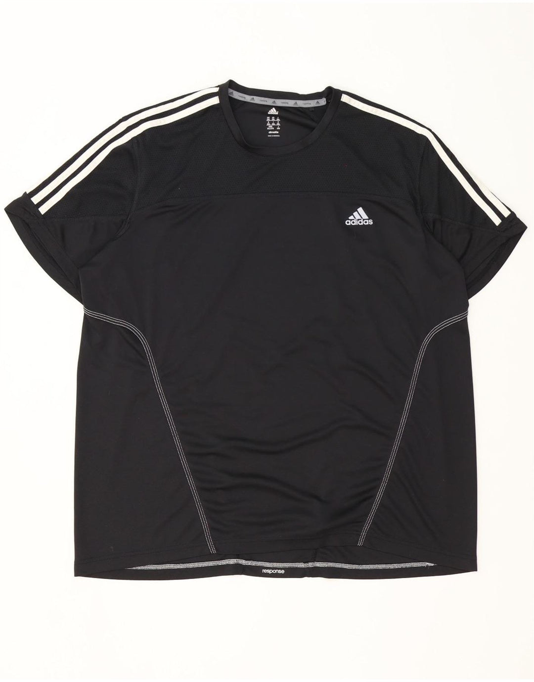 Adidas Ανδρικό T-Shirt Climalite Top 2XL Μαύρο Πολυεστέρας