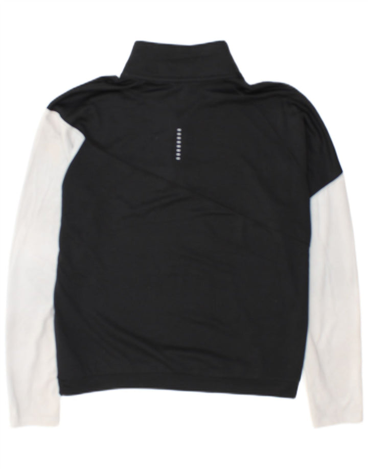 Γυναικεία φόρμα πουλόβερ με φερμουάρ Nike Top UK 14 Medium Black Colourblock